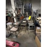 Lot - (16) Shop Stools