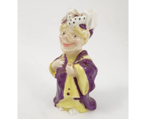 A Royal Worcester figure, The Duchess, shape number 3612, height 4ins  Condition report: minor firing crack to inside of base