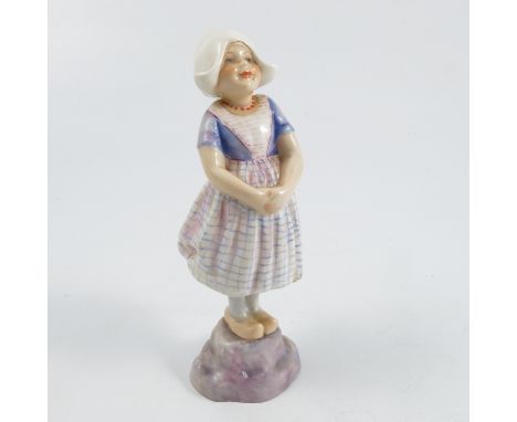 A Royal Worcester figure, Holland, modelled by F G Doughty, model number 3074, height 5.5ins Condition report: Inspected and 