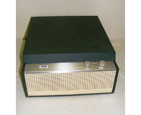 A Dansette record player.