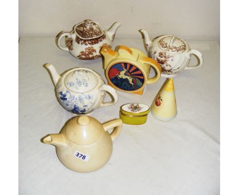 A quantity of various pottery including Clarice Cliff etc.