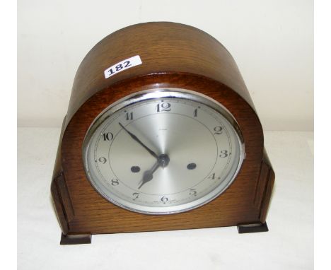 An Enfield wooden cased mantle clock.