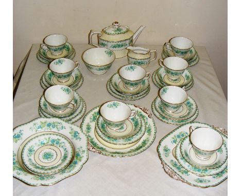 A Royal Crown Derby 'Derby Dale' tea service, in superb condition free from damage, all shown in the photographs.