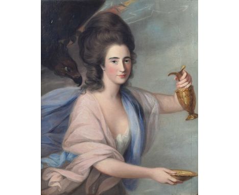 Thomas Hickey (Irish 1741-1824) Portrait of the Honourable Diana Walpole, neé Grosset aged 27 Attributed, titled and dated 'L