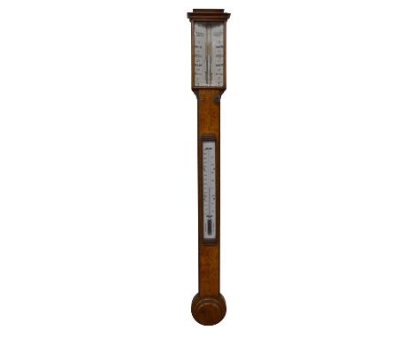 Murray &amp; Heath, London, mercury stick barometer Murray &amp; Heath, London, mercury stick barometer, ivorine gauge with d