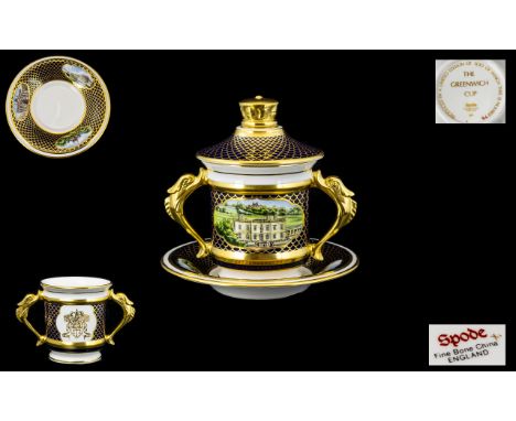 Spode - Fine Quality Hand Painted Chocolate Cup Known As The ' Greenwich Cup ' Ltd to 500 Pieces, This Piece Is No 78 - Pleas