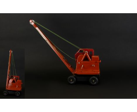 Triang Tin Plate Model Coles Crane, Jones KL 44. 18 Inches - 45 cm High. Please see photographs.