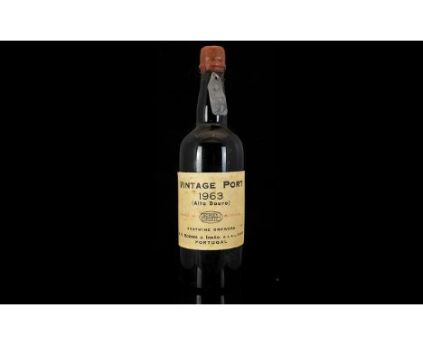 Vintage Port 1963 (Alto Douro) Portwine Growers S.V. Borges &amp; Irmao, S.A.R.L., Oporto, Portugal Capsule intact, seal inta