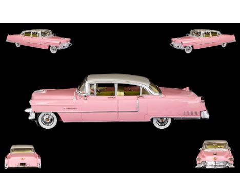 Elvis Pink Cadillac Large Masterpiece Sculptural Model Car - Bradford Exchange Superb and Impressive. Produced in a Ltd editi