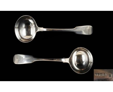 William III Sterling Silver Ladle. Hallmark London 1832, Makers I.L, H.L, C.L. ( John, Henry and Charles Lias ) Length 7.25 I