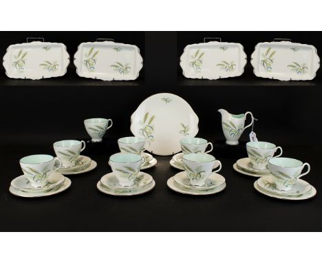 Royal Albert 'Festival' Part Tea Service to include 11 cups, 12 saucers, 12 small sandwich/cake plates, one large sandwich/ca