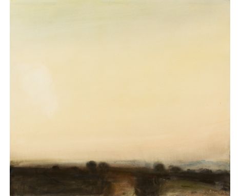 Klaus Fussmann (1938 Velbert)'Wannsee', Aquarell auf Bütten, 76 cm x 85 cm Blattmaß, signiert, betitelt, Berlin ortsbezeichne