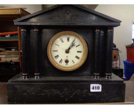 Victorian Ansonia Slate cased Mantle clock