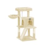 Side Slope Cat Tree - Greige-ER46