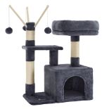 FEANDREA Cat Tree, Small Cat Condo, 72 cm-ER40