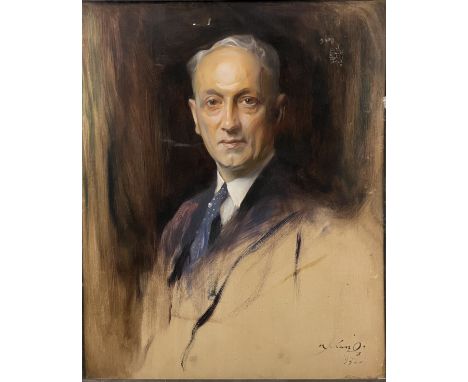 de&nbsp;László, Philip (1869 - 1937) Half-Length Portrait of William Aiken Signed and dated 1932 OilÂ&nbsp; Property of a Gen
