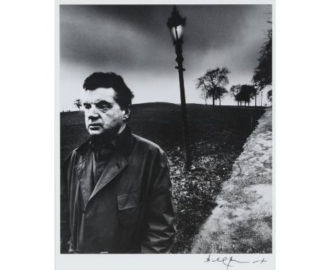 Bill Brandt (1904-1983) Francis Bacon walking on Primrose Hill, London 1963 Â&nbsp; Gelatin silver print, printed 1970s. 34 x