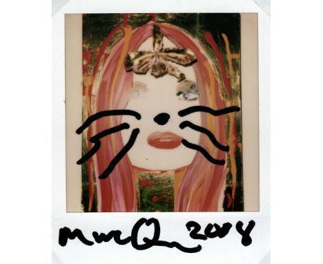 Marc Quinn (b. 1964) Kate Moss, 2008.  Polaroid. 8.8 x 10.6 cm (3 1/2 x 4 1/4 in.) Signed and dated in pen on the rectoÂ&nbsp