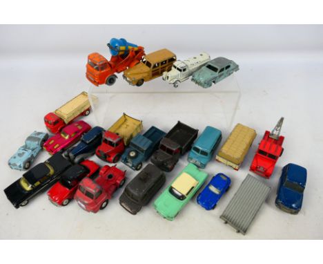 Dinky - Corgi - An assortment of approximately 20 vintage unboxed diecast vehicles to include #172 Studebaker, #410 Super toy