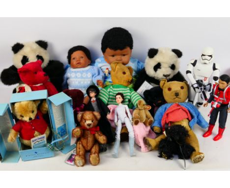 Merrythought - Deans Rag Book - Hasbro - Others - A mixed collection of mostly modern bears, artist bears, dolls and some act