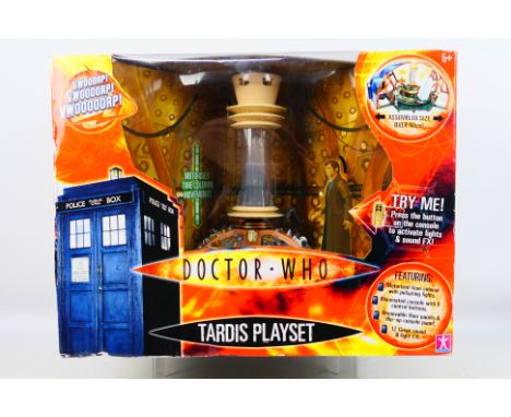 Character Options - Doctor Who - A Doctor Who Tardis Playset #01902. Item appears mint in a very good box; some storage wear.