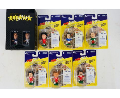 Corinthian - 6 Pro Stars football figures of predominantly Legends of the 70's and 80's series to include #21841 Kevin Keegan