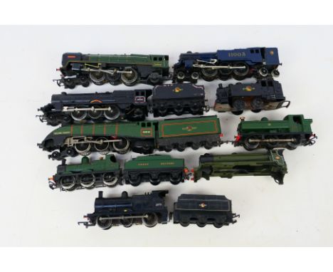 Jouef - Hornby - Dublo - Mainline - Others - 8 unboxed OO gauge locomotive to include #2211 Class A4 4-6-2 'Golden Fleece' 60