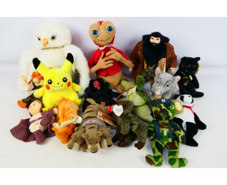 Ty Beanies - Pokemon - Harry Potter - Others - An unboxed group of predominately TV / Film related soft / plush toys which in