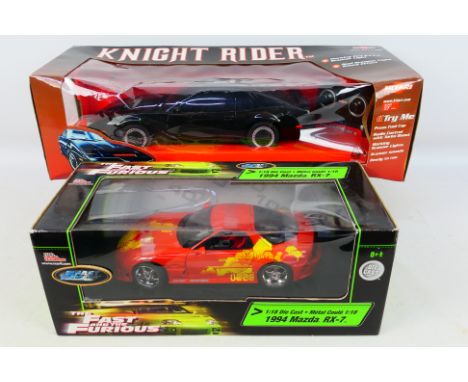 Hitari - Racing Champions - A pair of TV and Film related vehicles to include #8244 1/15 scale RC Knight Rider K.I.T.T. (27MH