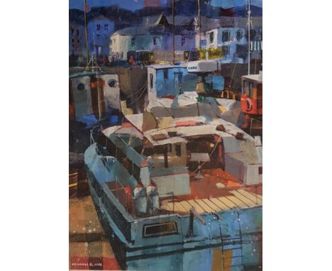 MICHAEL D. HILL 'Padstow VII', lithograph, signed and numbered in pencil, framed and others various. (Qty) 