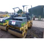 Bomag BW 120 AD-3 double drum articulated ride on roller (1995), operating weight 2700Kg, Serial no.