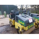 Bomag BW 120 AD-3 double drum articulated ride on roller (1999), operating weight 2686Kg, Serial no.