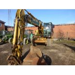 Caterpillar M313C road rail wheeled excavator (2003), indicated hours 2061.6, PIN no.