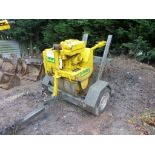 Benford 1-71B single drum pedestrian roller (1995), Serial no. 9LB171B0ES03BA075 with Mr Mobile