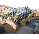 Caterpillar 428E 4x4 backhoe loader (2007), indicated hours 5530.3, PIN no. CAT0428ELSNL00912,
