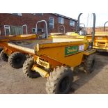 Thwaites 3-tonne articulated dumper (2007), indicated hours 777.9, weight 2010Kg, VIN no.