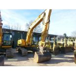JCB JS160 LC tracked excavator (2005), indicated hours 5672.3, VIN no. SLPJS16C5E1059261, PIN: