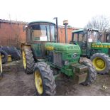 John Deere Synchron type 2250 4x4 tractor (1987), indicated hours 13216.3, Serial no. L02250W518197,