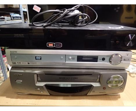 Three DVD players to include Samsung, Sanyo etc. All electrical items in this lot have been PAT tested for safety and have pa
