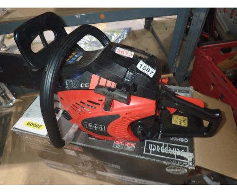 Scheppach CSH56 petrol chainsaw. Not available for in-house P&amp;P 