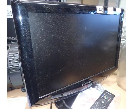 Samsung 18 inch YTV model LE19R88BD, with remote. All electrical items in this lot have been PAT tested for safety and have p