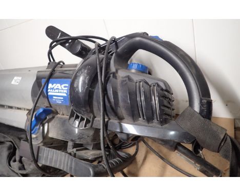 MacAllister MBV 3000 garden vacuum. All electrical items in this lot have been PAT tested for safety and have passed. This do