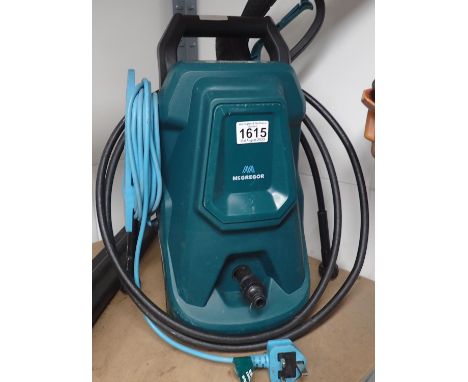 McGregor pressure washer. All electrical items in this lot have been PAT tested for safety and have passed. This does not con