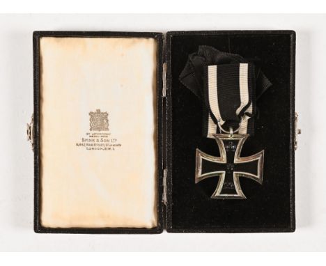 A First World War Iron Cross with ribbon, believed to have been owned by Colonel JPB Robinson DSO who served in World War One