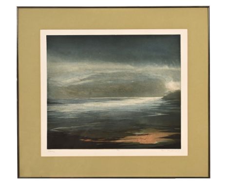 Tom MacKenzie (Scottish 1947-2018), an etching "Estuary" 7/40, signed lower right.  46 x 53 cm, framed and mounted.