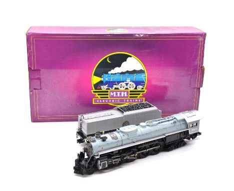 MTH Trains O gauge 3-rail model railway locomotive and tender, ACL 4-8-4 Northern R1 no.1800, boxed with protosmoke.Condition