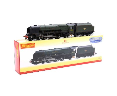 Hornby OO gauge model railway locomotive and tender, ref. R3509TTS BR 4-6-2 Coronation class 'City of Birmingham' no. 46235, 