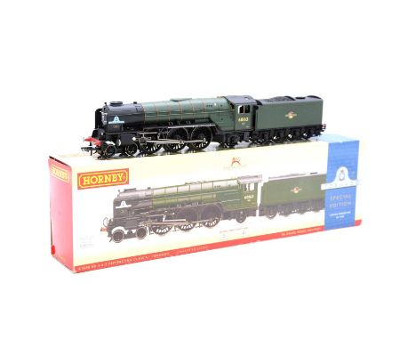 Hornby OO gauge model railway steam locomotive and tender, ref. R3098 BR 4-6-2 class A1 'Tornado' no.60163, DCC ready, boxed