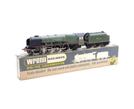 Wrenn Railways OO gauge model railway locomotive and tender, ref. W2228 BR 4-6-2 Coronation class 'City of Birmingham' no. 46
