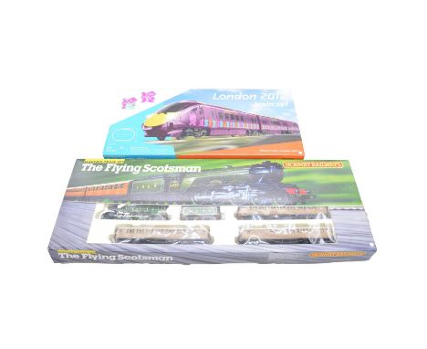 Hornby OO gauge model railway train sets, two including ref. R1153 'London 2012', with class 395 dpt powered car, class 395 d